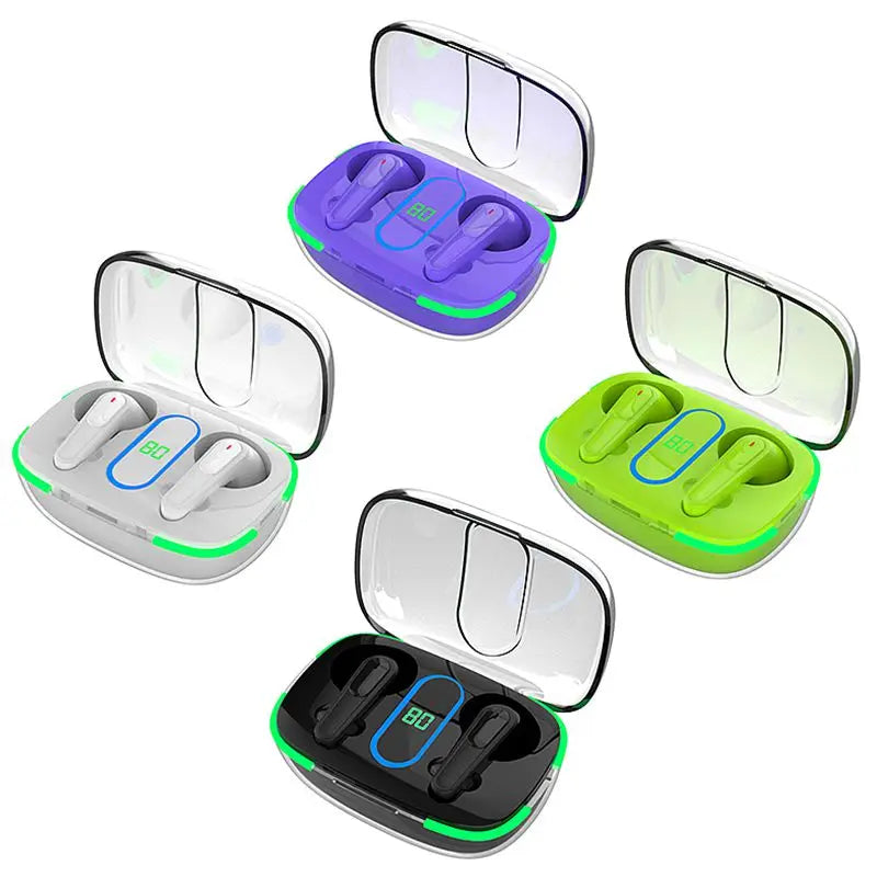 Hot New Gaming Tws Pro70 Bt 5.3 Wireless Earbuds 8d HiFi Bass Stereo Wireless Headsets Music in Ear Headphone Earphones Tidesmit