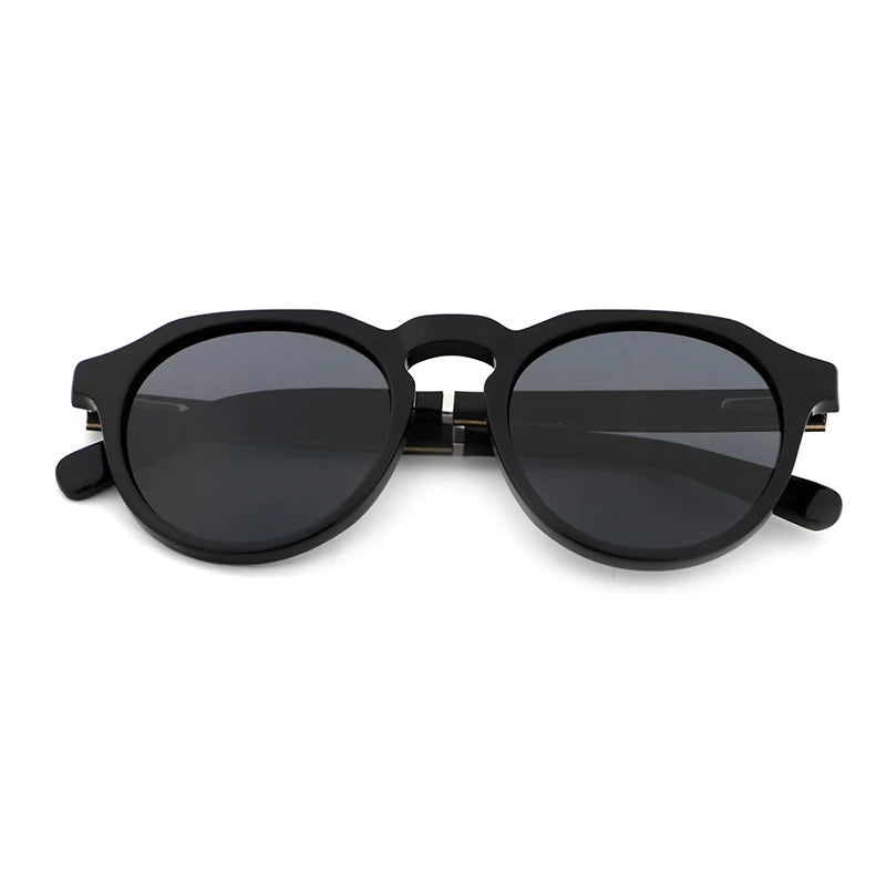 Polarized Lens UV400 Protection Wood Temples Luxury Brand Designer Glasses Men Eyewear High-end Trendy Sunglasses Women