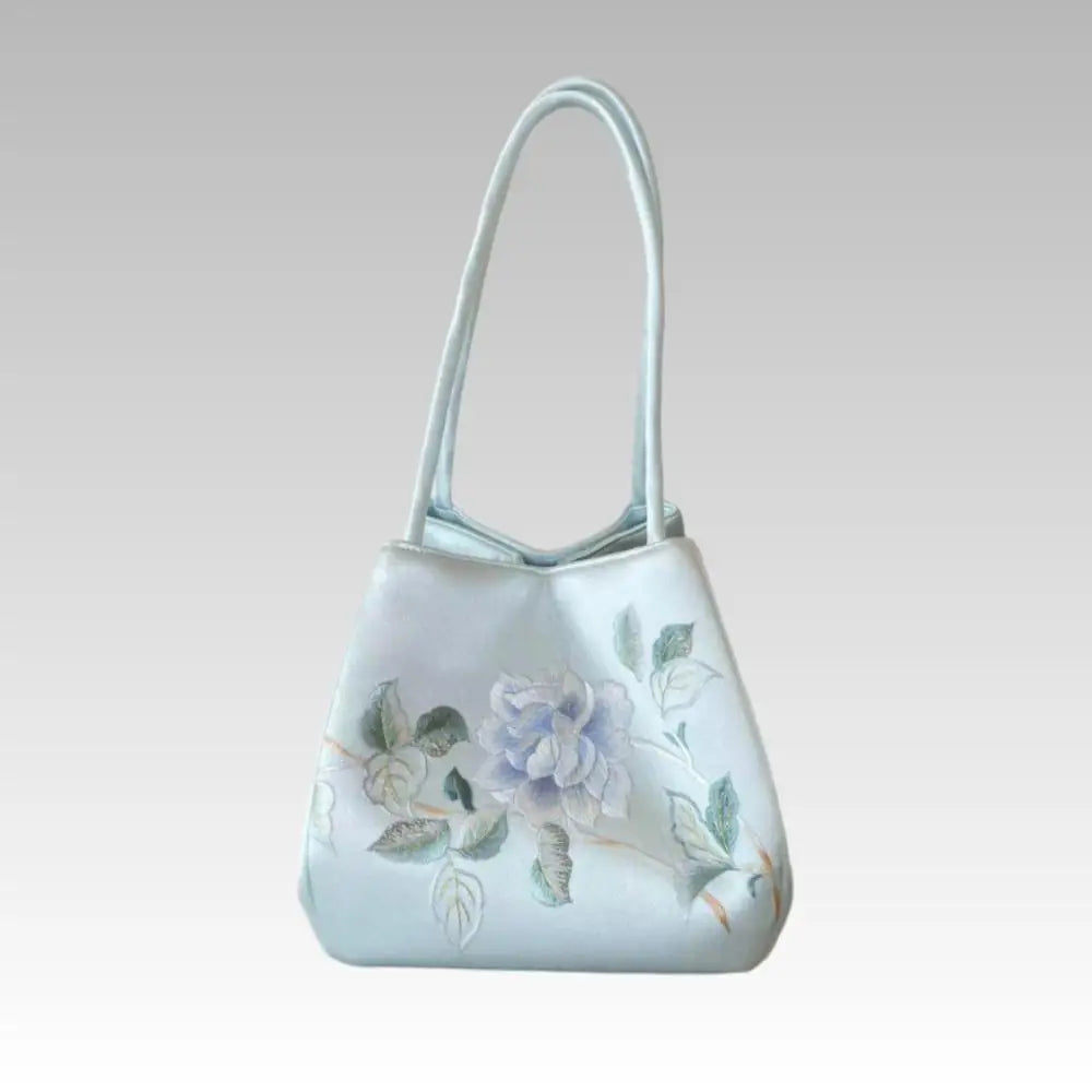 Handmade Suzhou Embroidery Silk Handbag for Women