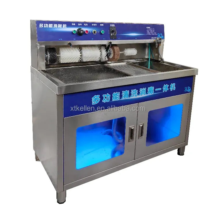 Commercial Fully Automatic Shoe Washing Dryer Machine Stainless Steel