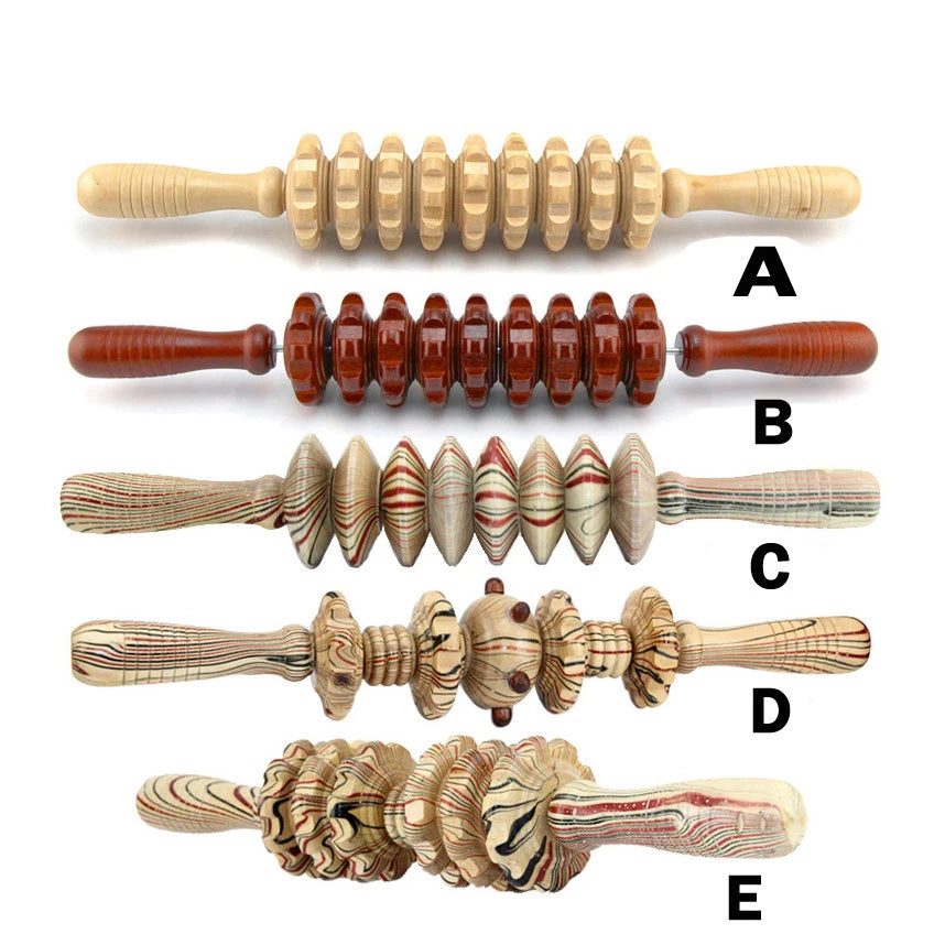 Wood Therapy Massage Roller for Body Contouring and Cellulite Reduction Body Shaping Massage Equipment Tidesmit