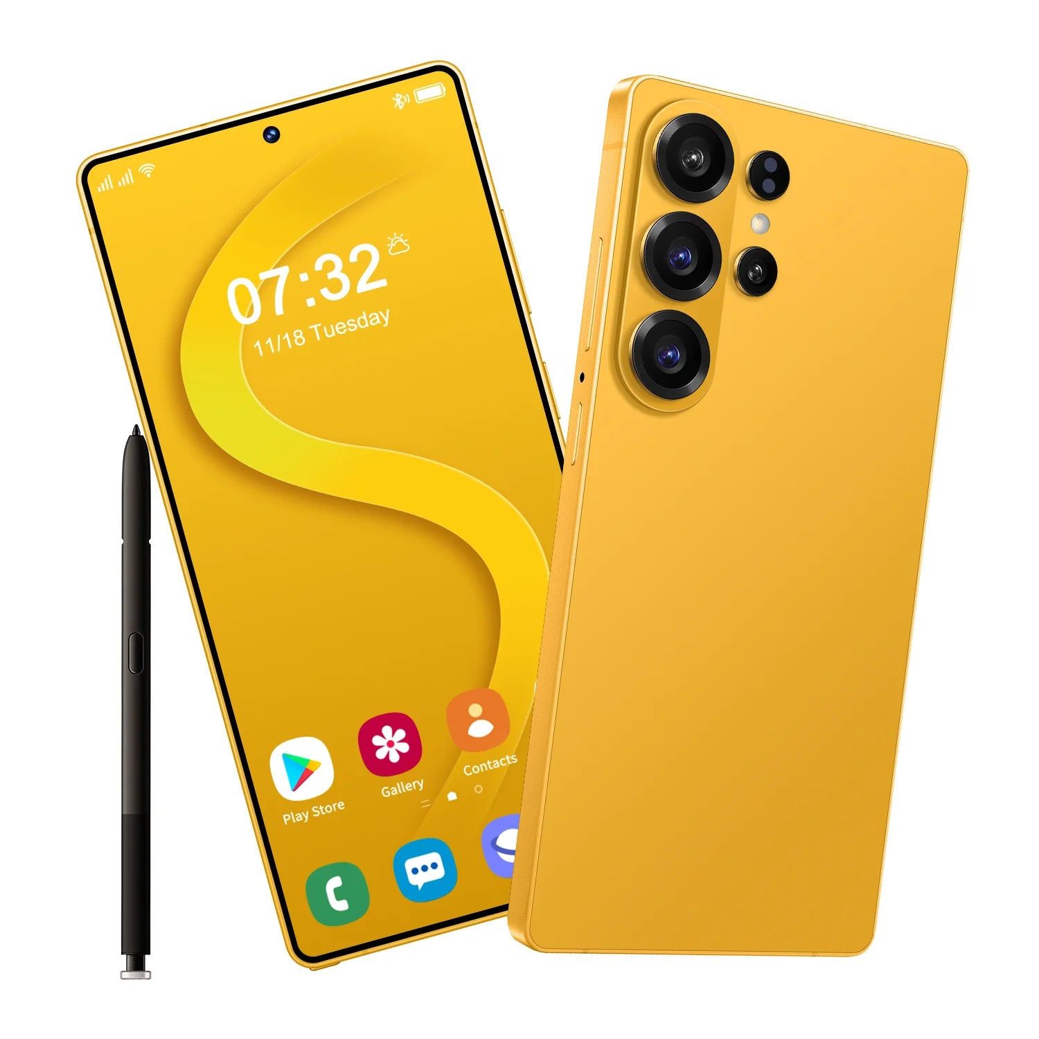 S26 Ultra 5G smartphone with 7.3-inch display 16GB RAM and 1TB storage showing face recognition unlock feature
