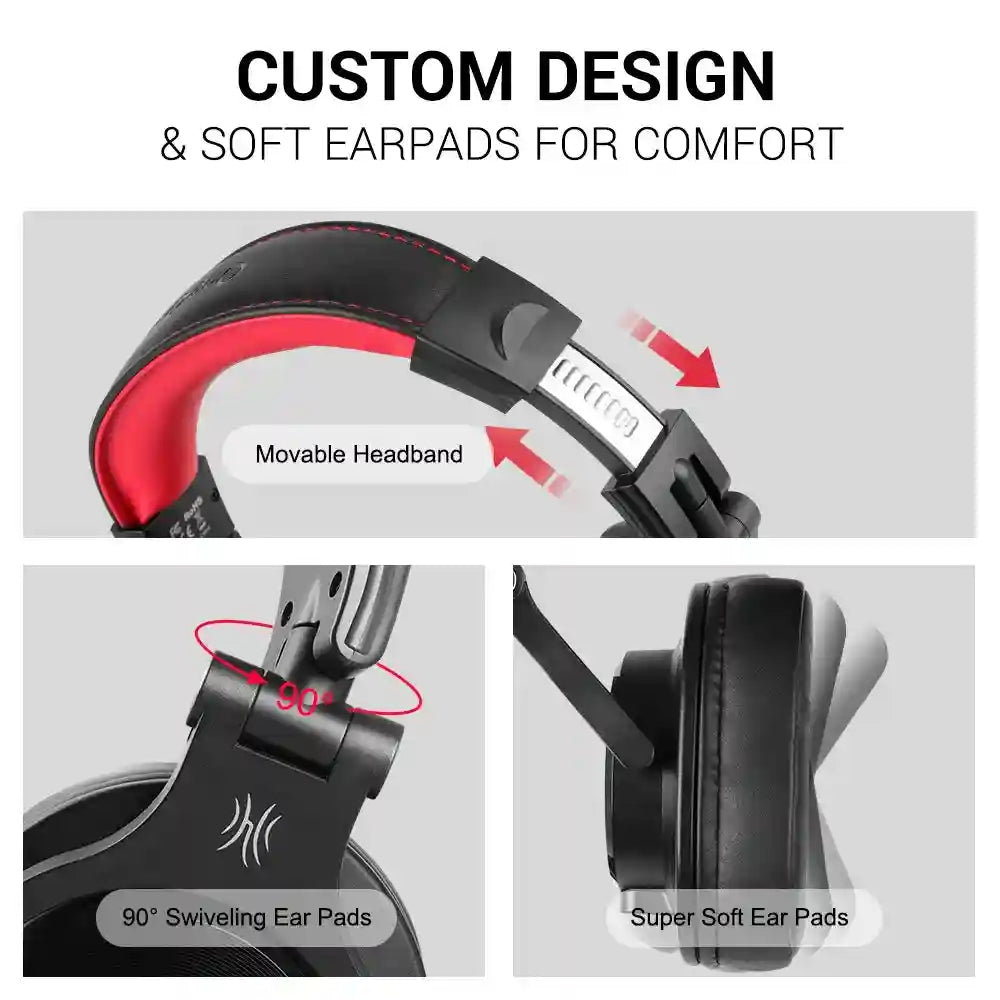 Tidesmit A71 Studio DJ Wired Headphones - Over-Ear Stereo Monitor Tidesmit