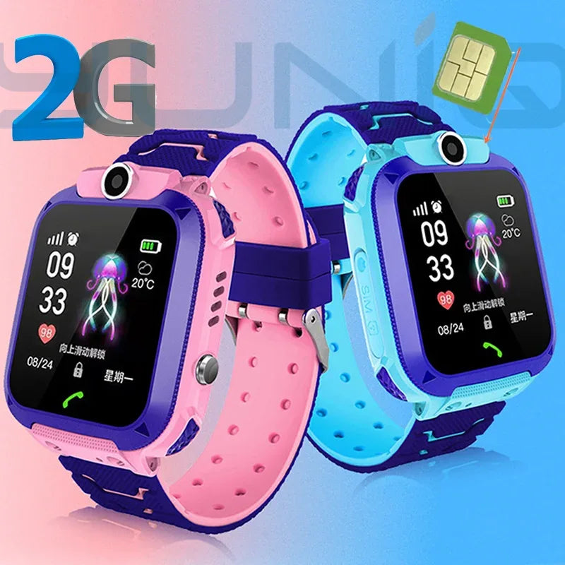 Yuniq Low Price Kids Smartwatch Waterproof Sos Call Lbs High Quality Antil-lost Smartwatch Baby 2g Sim Card Q12 - Tidesmit