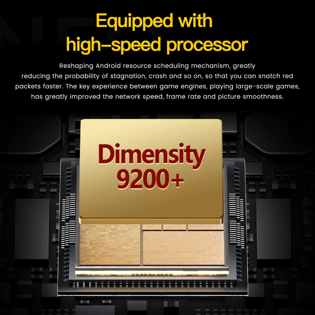 Tidesmit 5G Android smartphone with 7.3-inch display and dual SIM slots for global connectivity