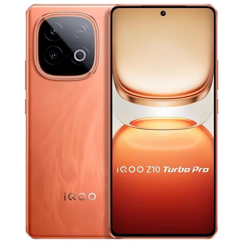 Original Vivo IQOO Z10 Turbo Pro 5G Smartphone 7000mAh 120W SuperVOOC Snapdragon 8s Gen4 6.78 Inch AMOLED 144Hz 50MP OIS OTA NFC - Tidesmit