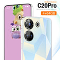 Popular Smart Phone C20pro Android Lock Screen Positioning Dual Card Dual Smart Touch Phone Silver 3 G Tidesmit