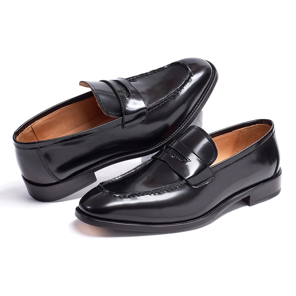 High Quality Fashion Men's Winter Shoes Luxury Genuine Leather Business Outsoles with Handmade Formal Leather Insoles