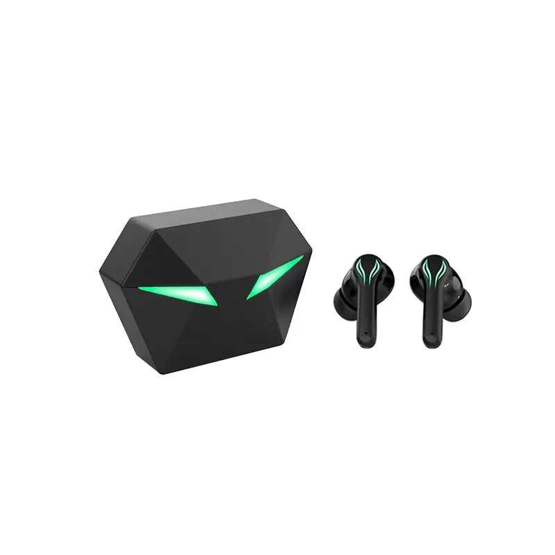J116 TWS Gaming Tws Earbuds With Cool Breathing Light Charging case Low Latency Headset Long Battery Life Wireless Earphone Tidesmit