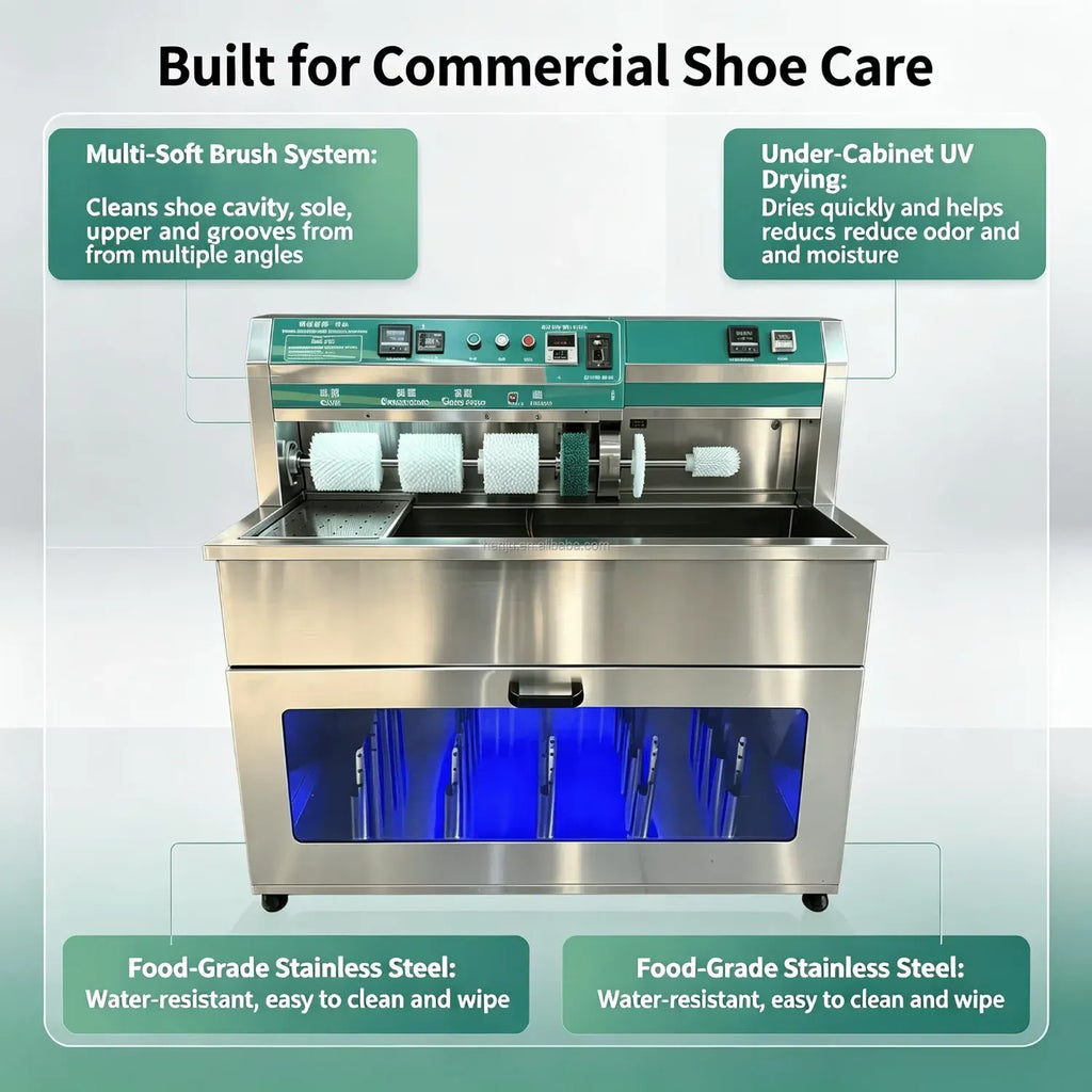 Shoe Washer Dryer Industrial Strength Commercial Use