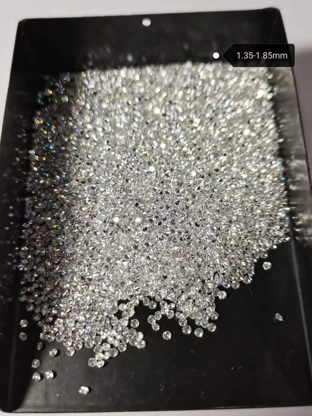 Lab Grown Melee Diamond Stones DF 0.01ct Round Cut Hpht Loose Diamonds Precious Gems