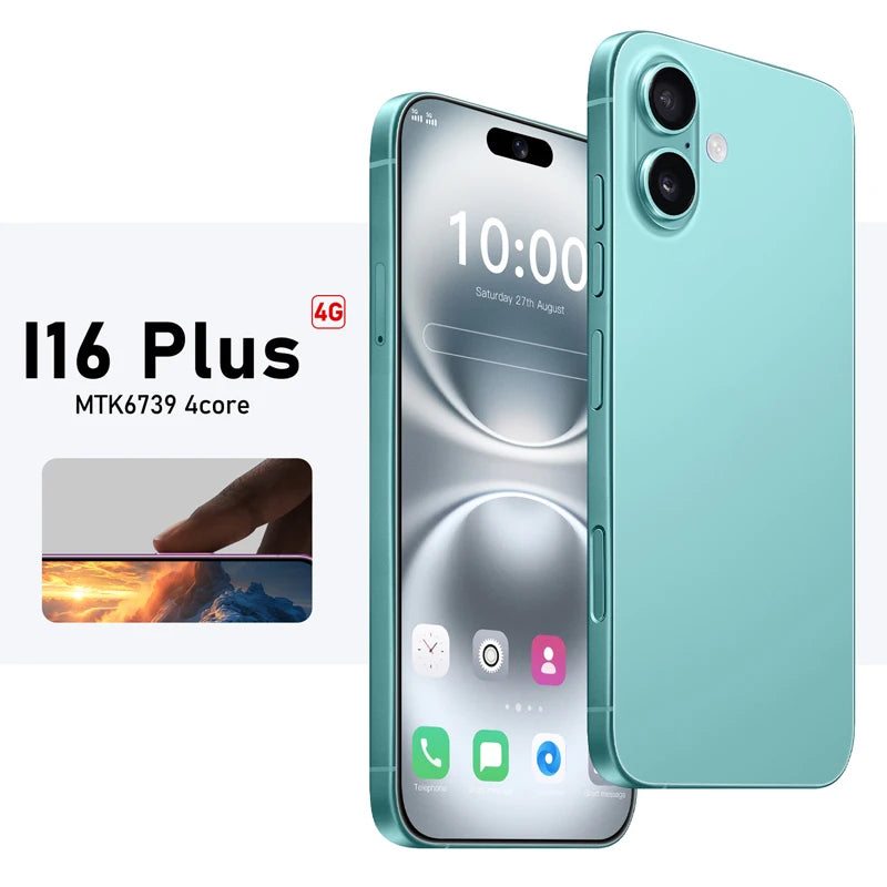 2025 New Android Low Price Unlocked I16 Plus Smart Phone Original Unlocked Celular Unlocked Mobile Phone - Tidesmit