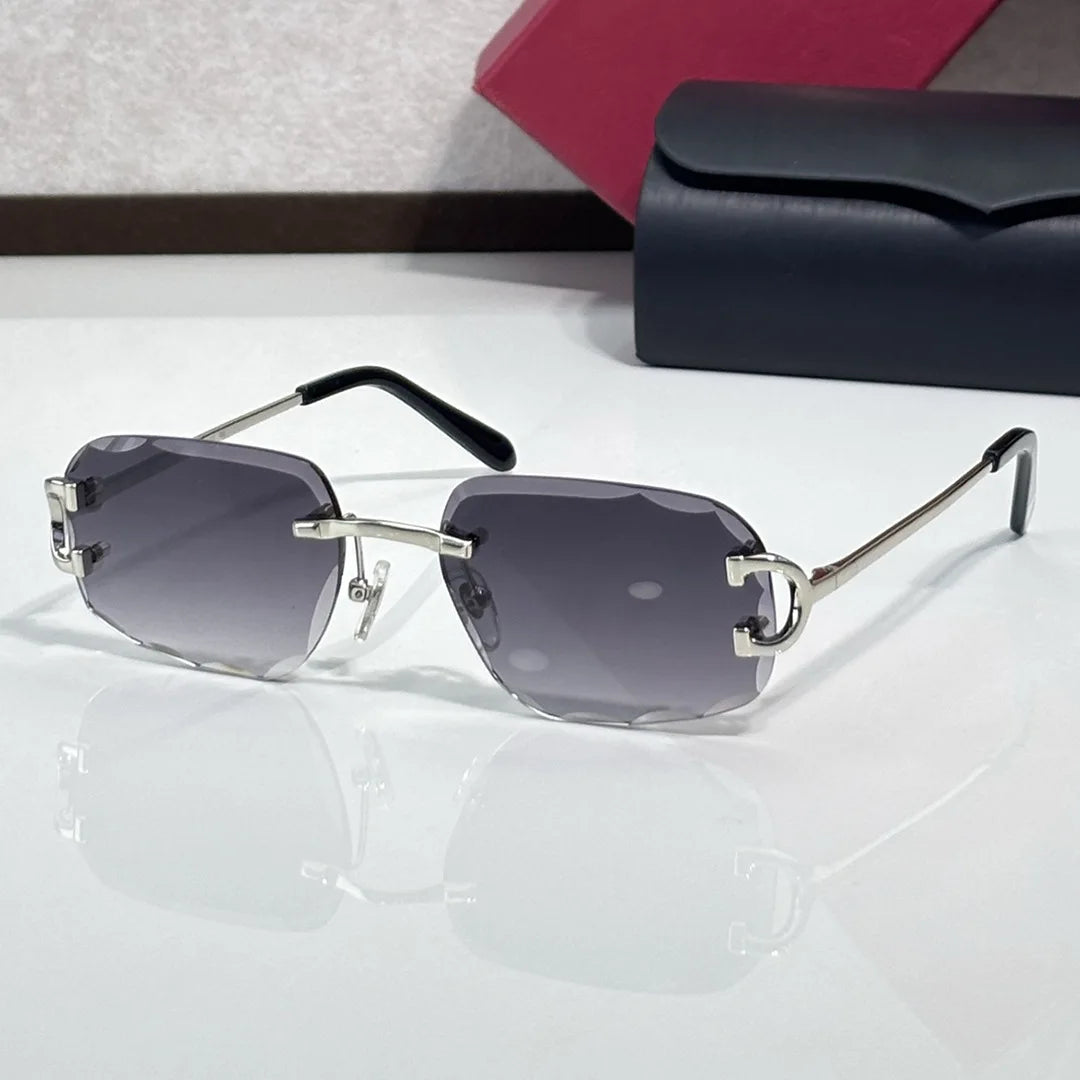 2026 New Diamond-Cut Rimless UV400 Hip-Hop Style Unisex Sunglasses  a Must-Have for Staycations and Vacations