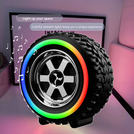 Bluetooth Speaker _2023 New Tire Sound Outdoor Intelligent Portable Bluetooth Sound Portable Multifunctional Subwoofer Card Mini Speaker