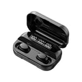 Hot New Custom Tws Wireless Headphone Earphone Sports Waterproof Touch Headset Led Display Earbuds Black Tidesmit