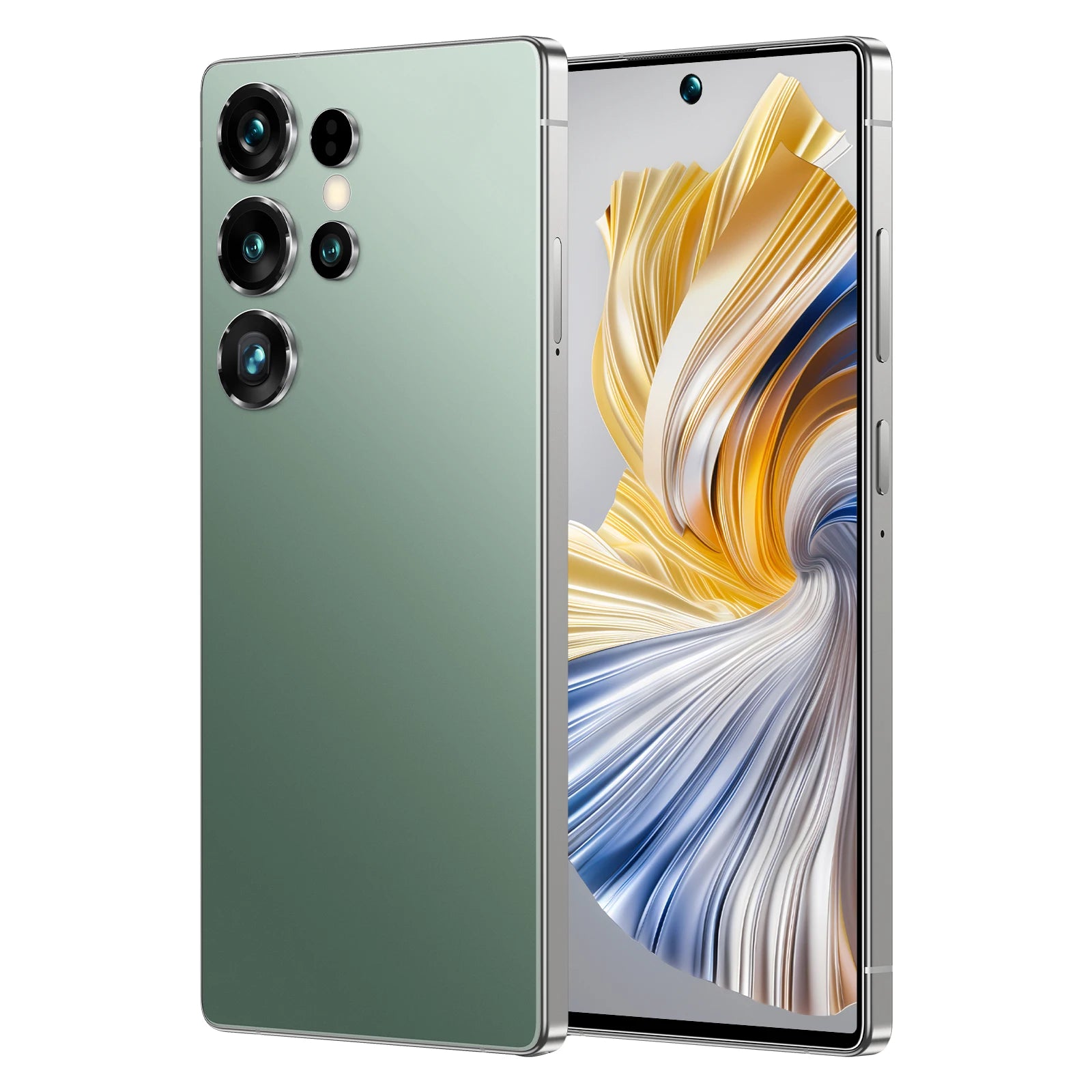 ULTRA 5G S25 smartphone with 7.3 inch HD screen, 12GB RAM, 512GB storage, and 108MP camera for gaming performance.
