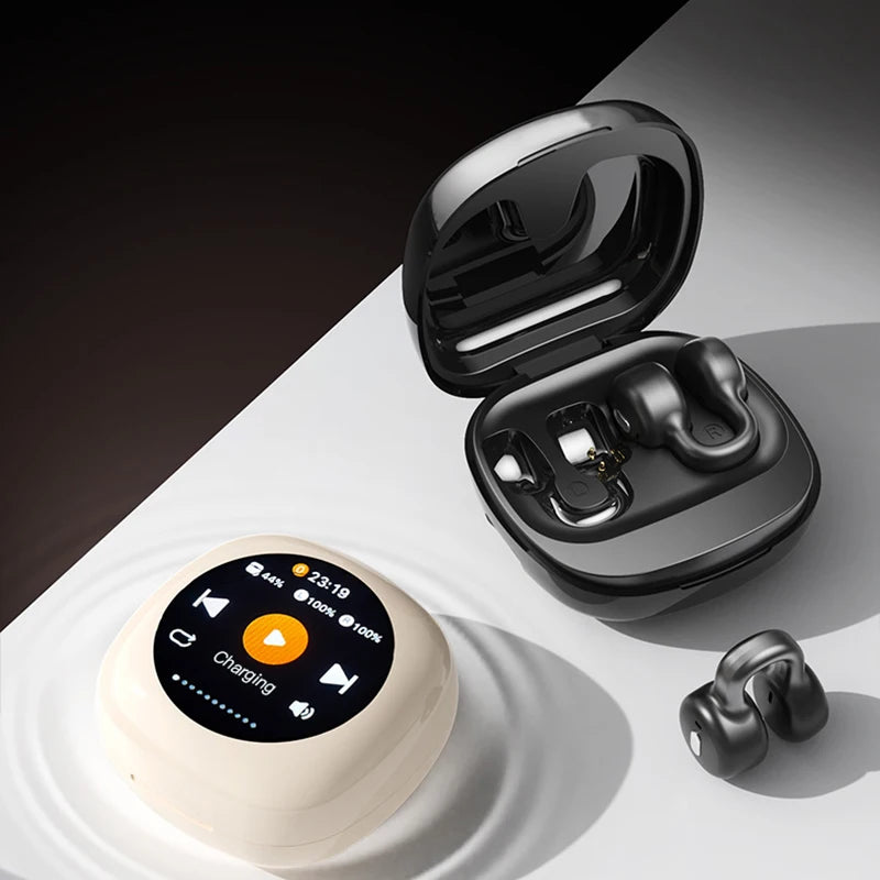 True Wireless 5.4 Earphones Earclip CT11 TWS Earbuds Air Conduction Waterproof Sports Headphones Gaming Headset With Memory Card Tidesmit