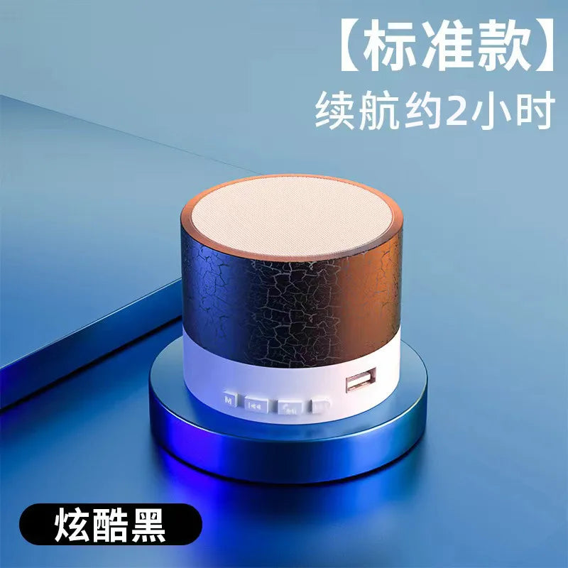 Bluetooth Speaker -Upgrade Mini Portable Bluetooth Speaker RGB Light USB TF Card Reader Stereo MP3 Speaker for Home Atmosphere Desktop