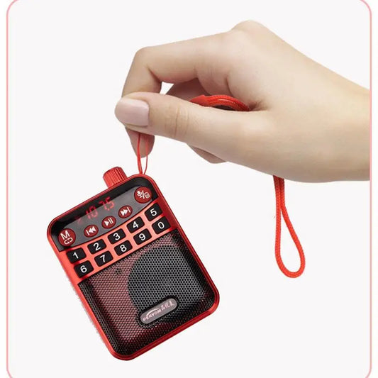Bluetooth Speaker -M-39 Portable for Bluetooth Card Speaker with Flashlight Function Wholesale Radio for Seniors Singing Opera Storytelling