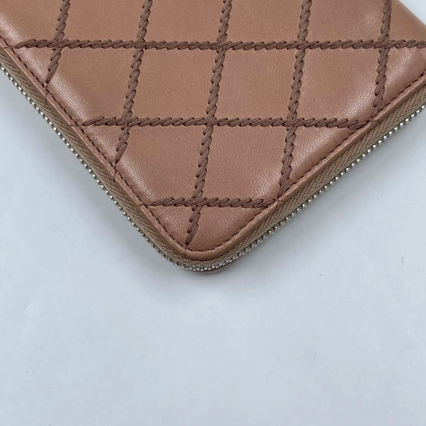 High-End Luxury Second-Hand Designer Bags Wholesale, Quilted Genuine Leather Clutch Wallet, Fashion Women