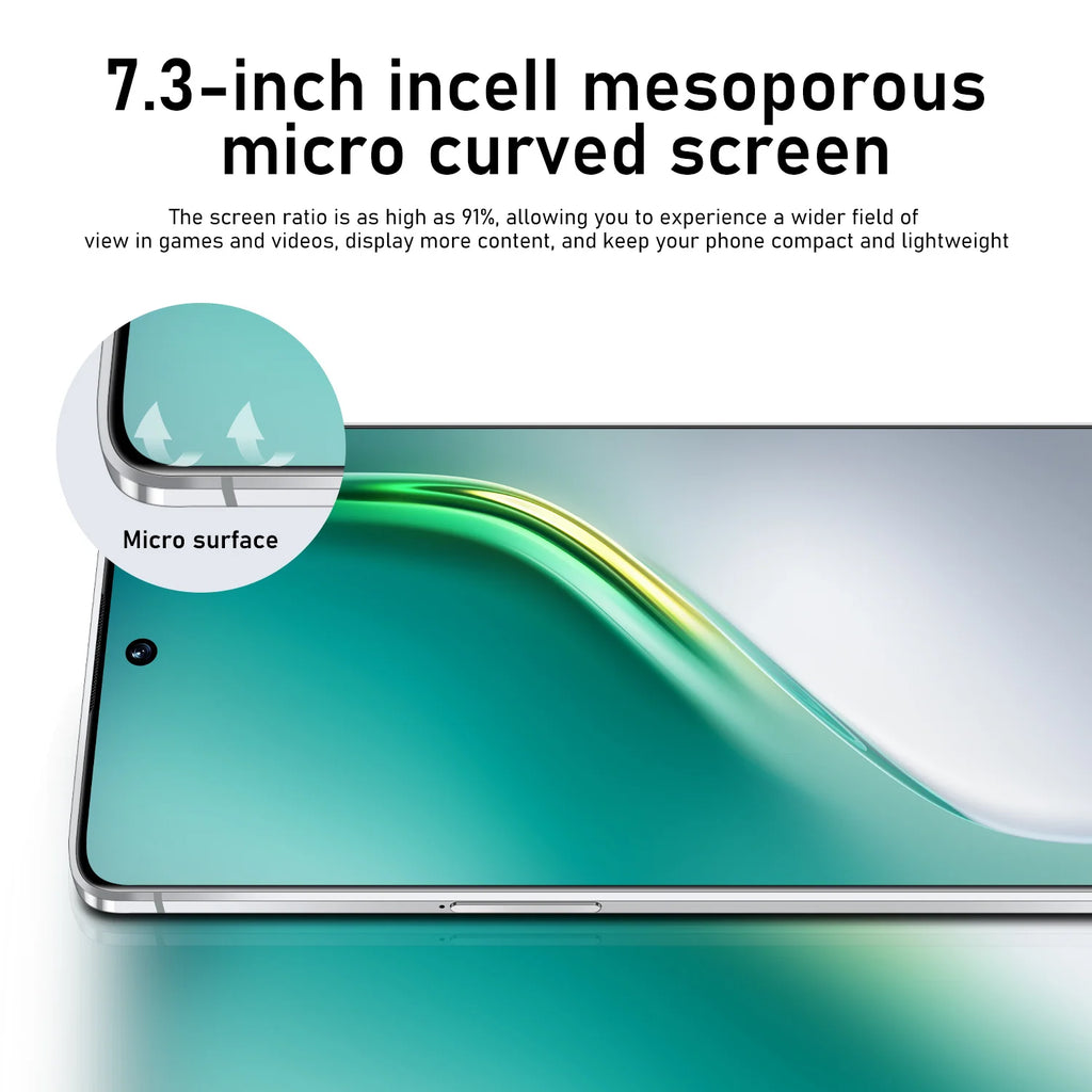 Tecno Camon 40 Pro 5G Smartphone Original Unlocked 7.3-Inch Dual Card Mobile Phone with Deca Core CPU 4G/5G Network and Camera - Tidesmit