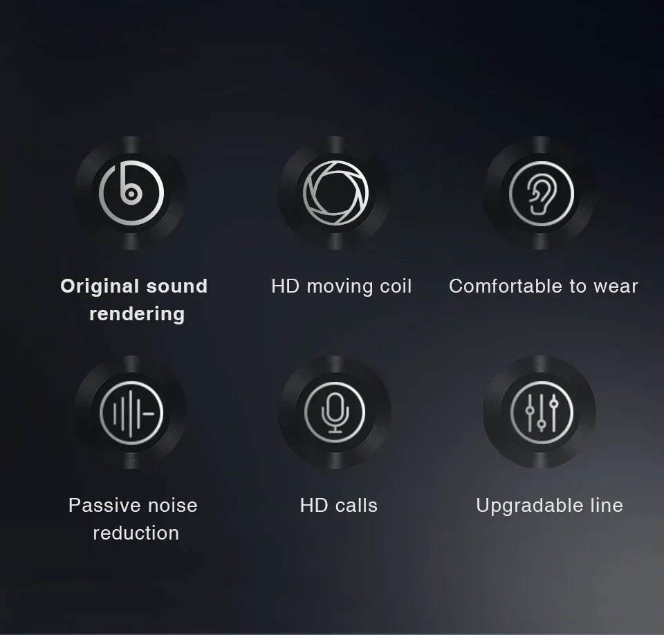 Tidesmit AK6 Pro Wired Earbuds with Microphone Noise Cancelling Tidesmit