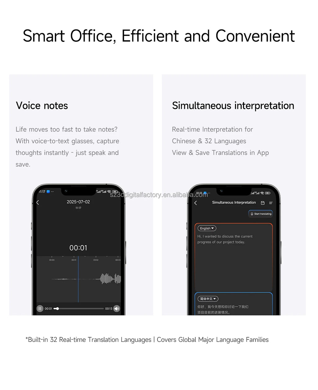 NextGen CY01 Smart Glasses AIPowered Translation 8.0MP Camera Multimedia Player AR Hardware Glasses Tidesmit