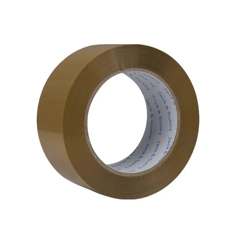 Brown gummed paper sealing tape roll
