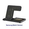 15W Fast Charging Station 3 in 1 Wireless Charger for Best Seller Products on Amazon 2024 in USA for Apple Samsung Multi Device Black For Samsung Watch Tidesmit