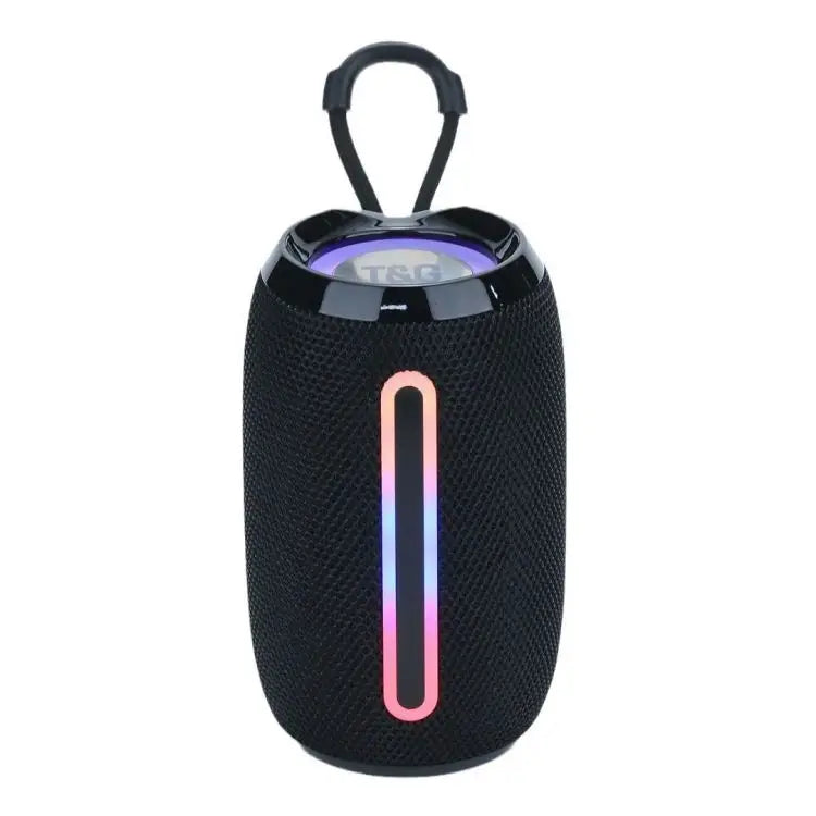 Bluetooth Speaker -Green-Lyca Small Portable Wireless for Bluetooth Desktop Subwoofer Active Desktop Speaker RGB LED Cylindrical Design Gift