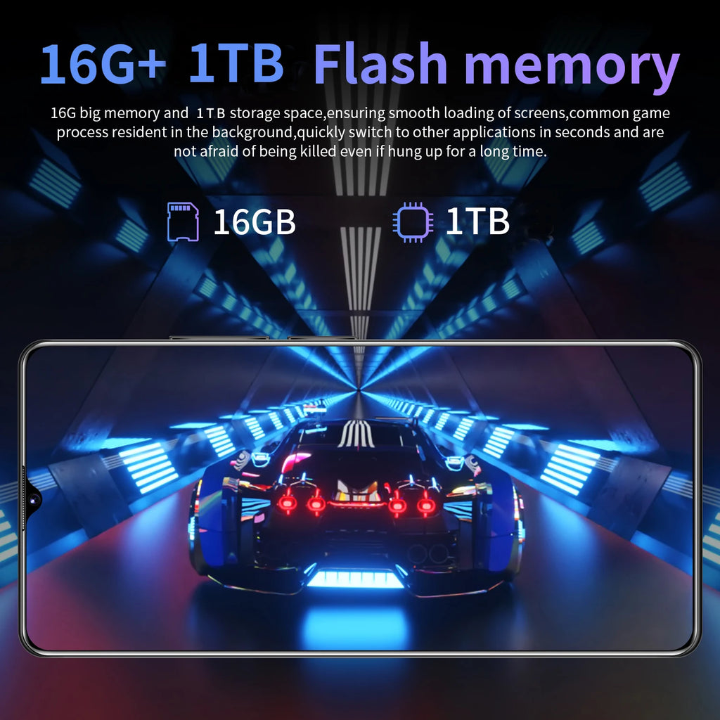 Hot Selling S23 ULTRA Original 16GB+1TB 7.3 Inch Full Display Android 14 Mobile Cell Smart Phone - Tidesmit