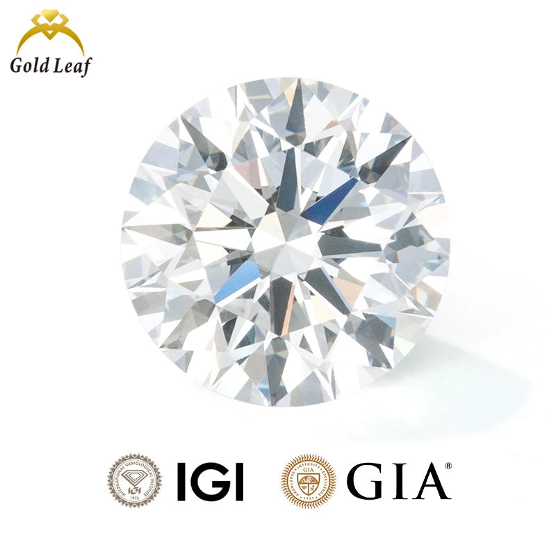 Goldleaf Lab  IGI Certified HPHT CVD Lab Created E Color Loose Diamonds 1CT 2CT 3CT VVS VS Loose Lab Grown Diamond