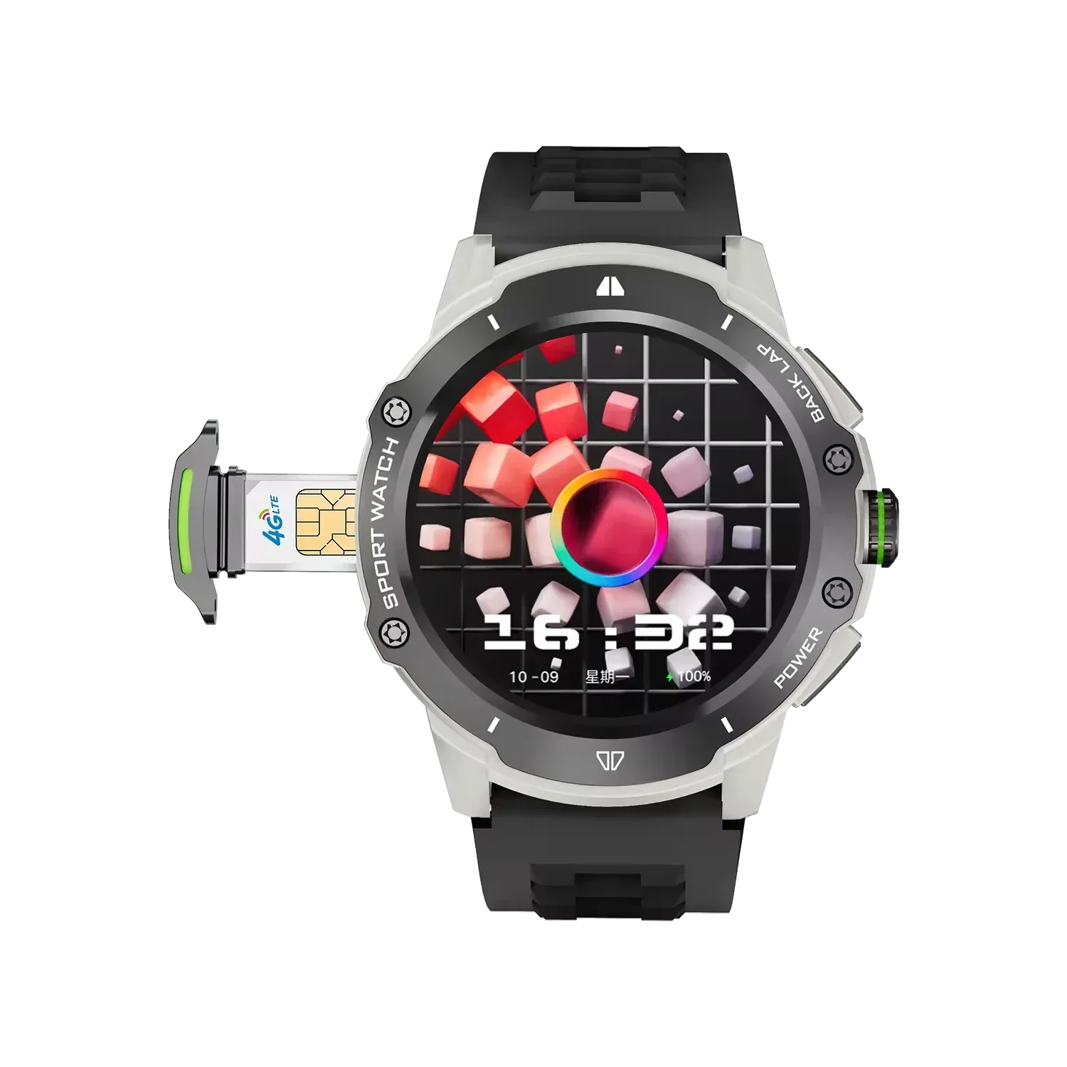 PGD Smartwatch 4G Lte GPS Wifi Con Sim Card NFC Dual Camera 16/64G ROM Storage Heart Rate Android Smart Watch Man PK X8 - Tidesmit