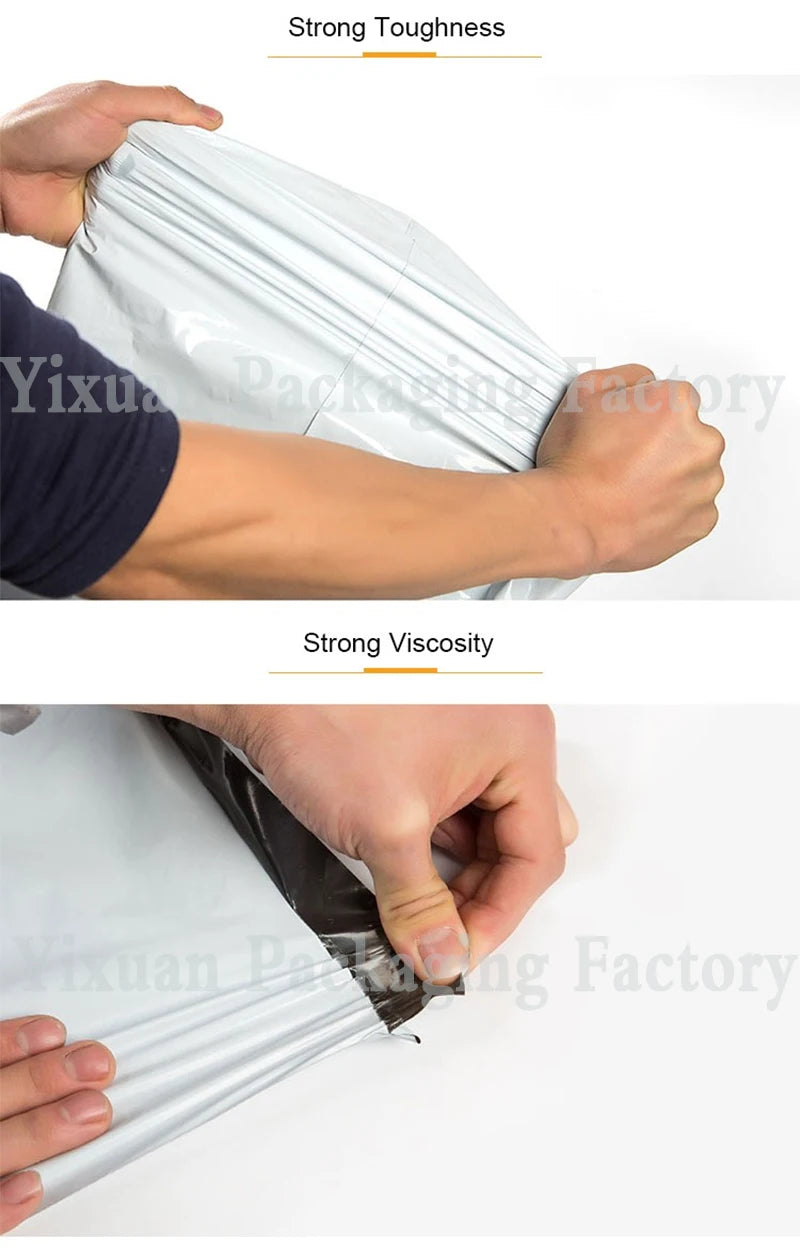Pink Compostable Bag Mailer 100 pcs 19x24 Clear Poly Mailer Package Custom Polymailer Mailing Bag Shipping Mailers Plastic Color