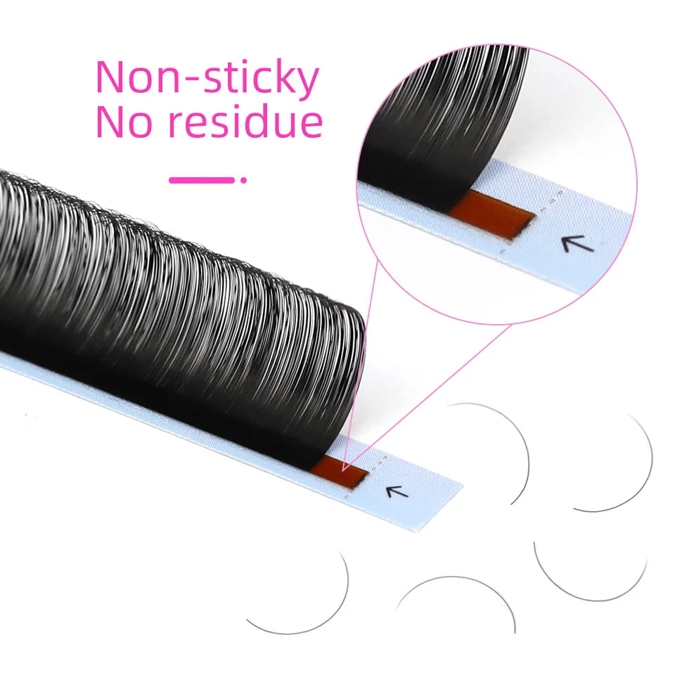 Russian Volume Eyelash Extensions – 0.03mm Handmade Silk Fans | Tidesmit