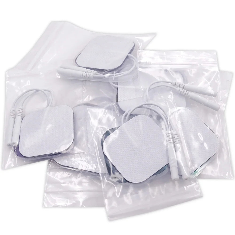 TENS Unit Electrode Pads Replacement 5x5cm - Self-Adhesive Tidesmit Body Shaping Massage Equipment Tidesmit