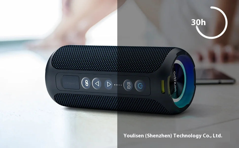 X8PRO Luminous Wireless for Bluetooth Fabric Speaker RGB LED Lighting TWS Subwoofer New Product Multi-Sound Effect Battery Audio My Store