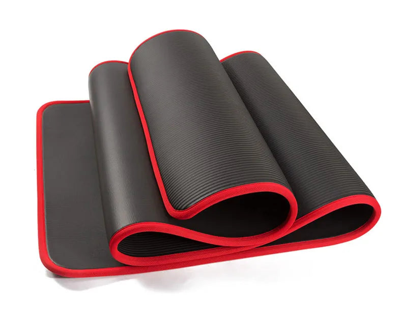 10mm Yoga Mat Extra Thick 1830*610mm NRB Non-slip Pillow Mat For Men Women Fitness Tasteless Gym Exercise Pads Pilates Yoga Mat