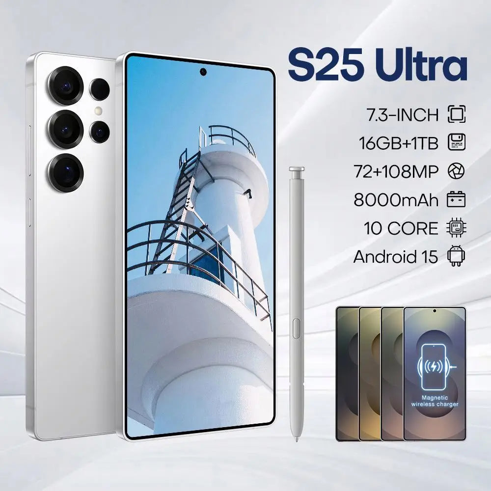 Tidesmit 5G Smartphone, 7.3 Inch AMOLED Display, 16GB RAM, 1TB Storage Tidesmit