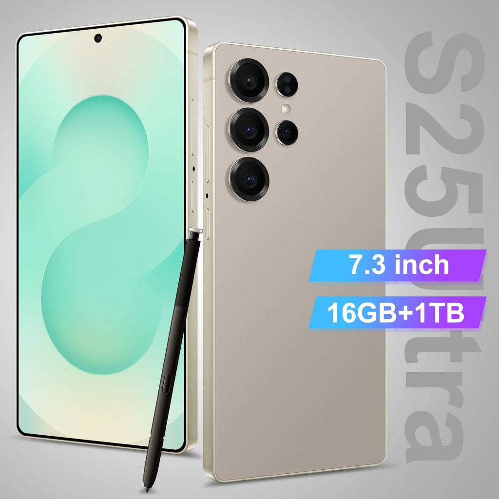 Unlocked 5G Smartphone 7.3 Inch AMOLED Display 16GB RAM 1TB Storage Tidesmit