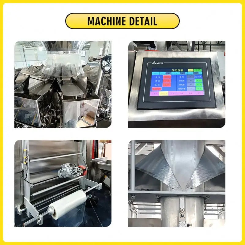 Multifunctional Bean Grain Nut Food Weighing Potato Rice 1Kg 2Kg 5 Kilo Sunflower Seeds Packing Chips Packaging Machine