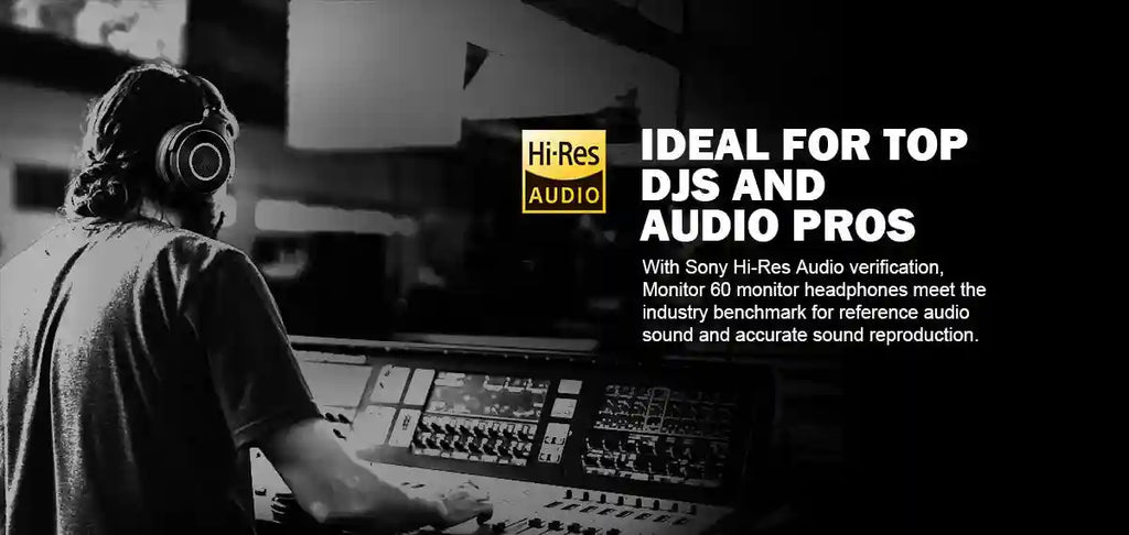Wired Studio Headphones Over-Ear High-Res Monitor Audio Tidesmit Tidesmit
