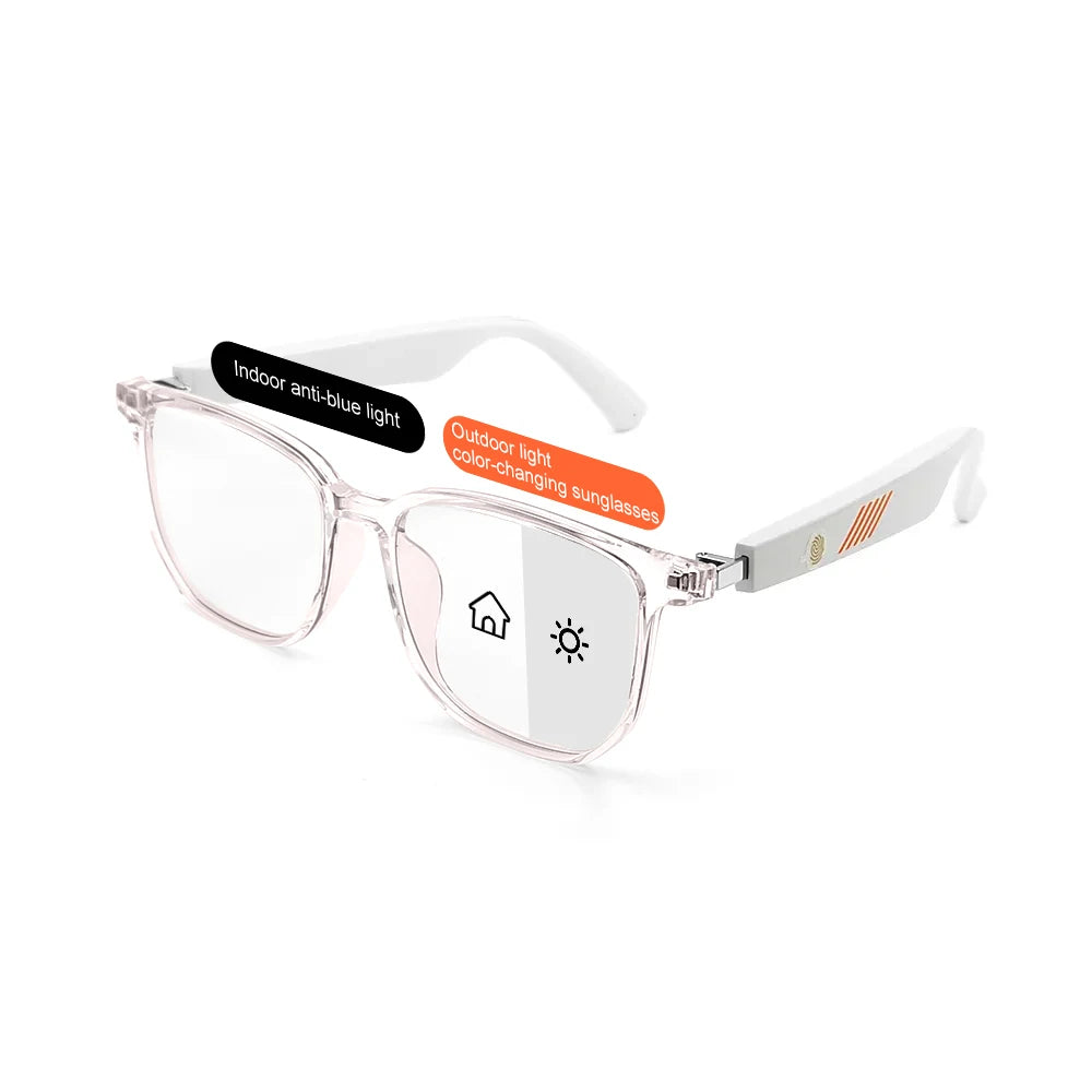 2025 MZ06 Smart Wearable Headset Intelligent AI BT Music Voice Assistant Anti-blue Light Sports Sunglasses Smart Glasses for Men Tidesmit