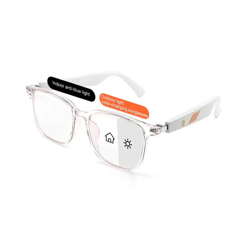 2025 MZ06 Smart Wearable Headset Intelligent AI BT Music Voice Assistant Anti-blue Light Sports Sunglasses Smart Glasses for Men - Tidesmit