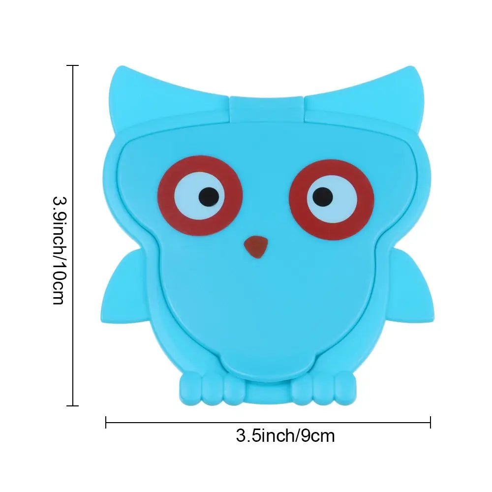1Pcs Useful Self-Adhesive Cartoon Cute Owl Baby Wet Wipes Lid Portable Child wipe Tissues Reusable Paper Cover