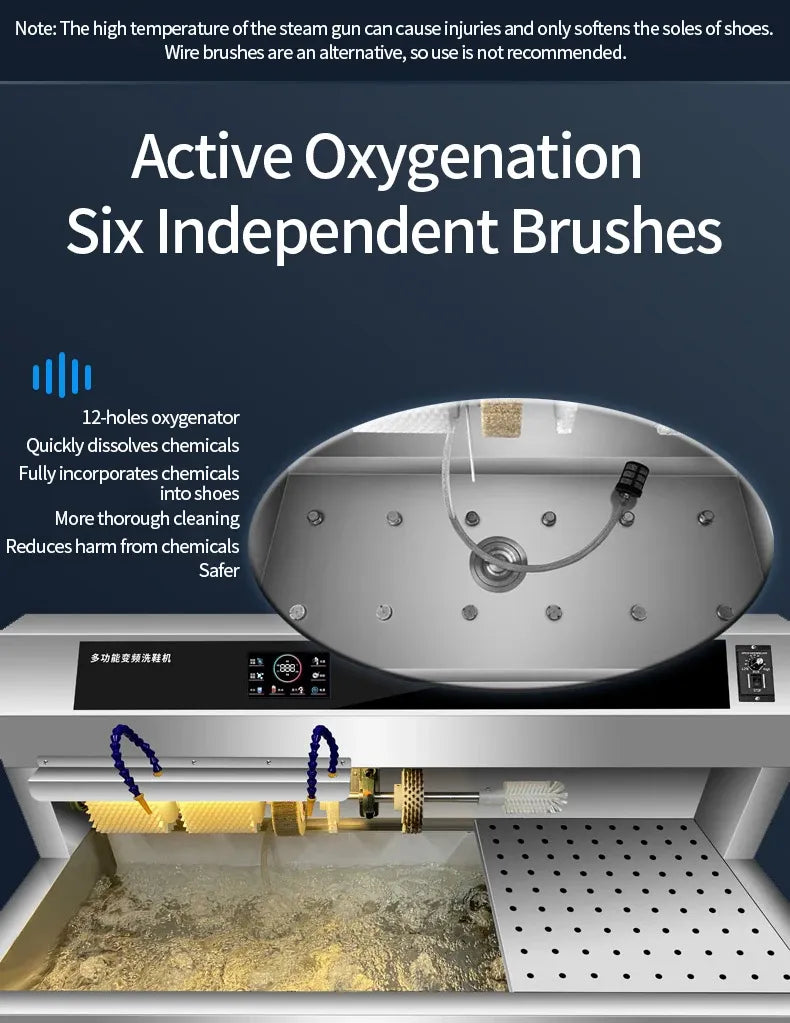 Commercial Shoe Washing Machine with Motor Steam Feature and Low MOQ