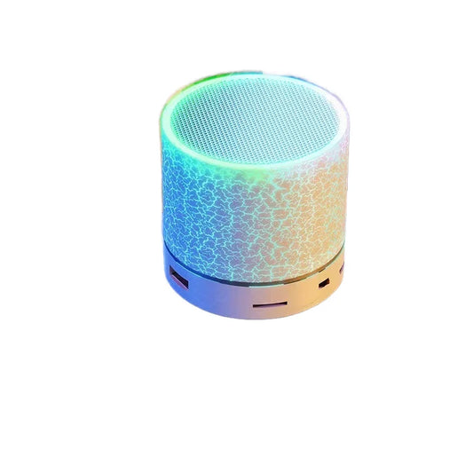 Bluetooth Speaker -Upgrade Mini Portable Bluetooth Speaker RGB Light USB TF Card Reader Stereo MP3 Speaker for Home Atmosphere Desktop