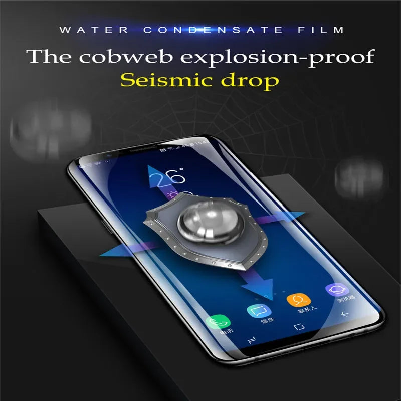 Samsung Galaxy Hydrogel Screen Protector 3-Pack - Case Friendly HD Film Tidesmit