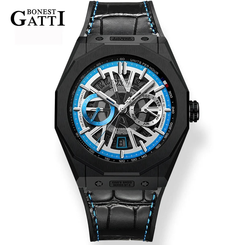 Men Automatic Watch Mechanical Self Wind Watch Luxury Brand Wristwatches Mens Automatic Watch