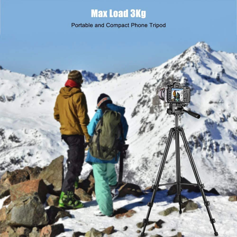 Portable Phone Tripod & Selfie Stick Tripod&light Stand, All in One Tripod for All Phones Cameras RING LIGHT Tripods Tidesmit